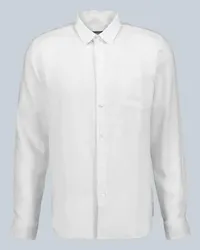 Vilebrequin Camicia Caroubis in lino Bianco