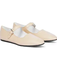 The Row Ballerine Ava in pelle Bianco