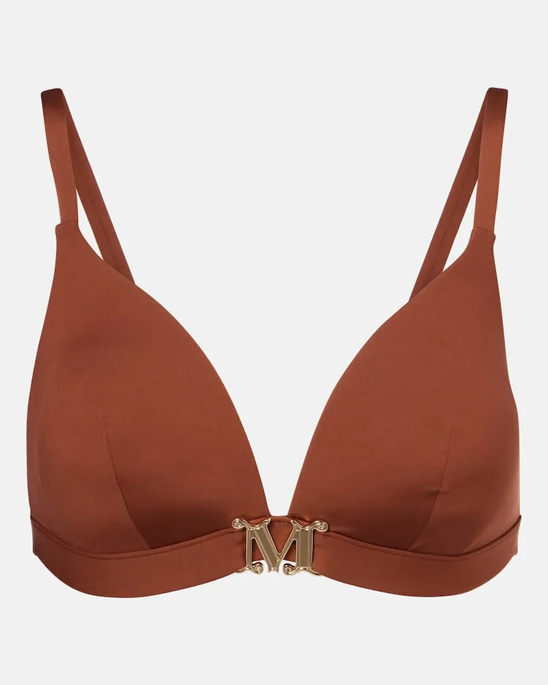 Max Mara Top bikini Abelia Marrone