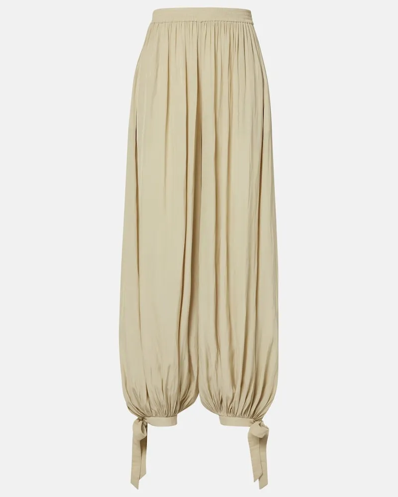 Chloé Chloé Pantaloni balloon Verde