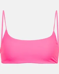 JADE SWIM Top bikini Muse Scoop Rosa