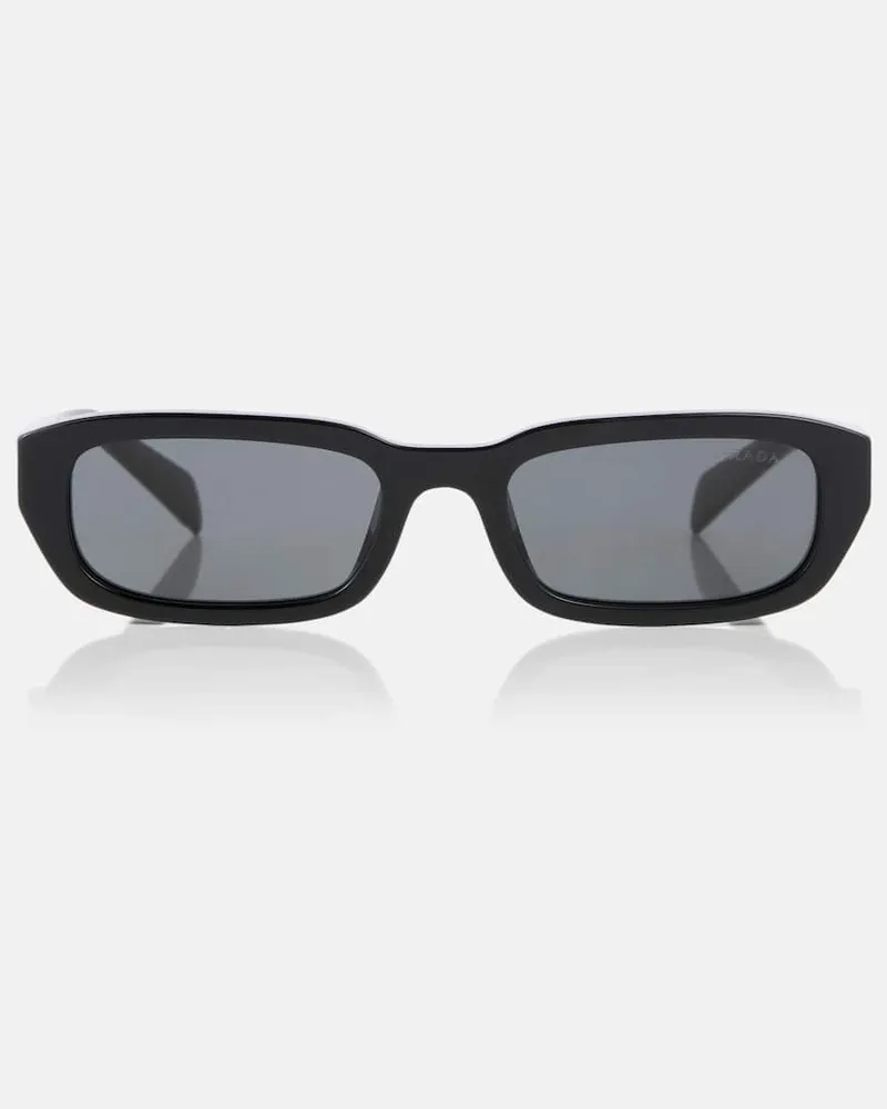 Prada Occhiali da sole rettangolari Nero