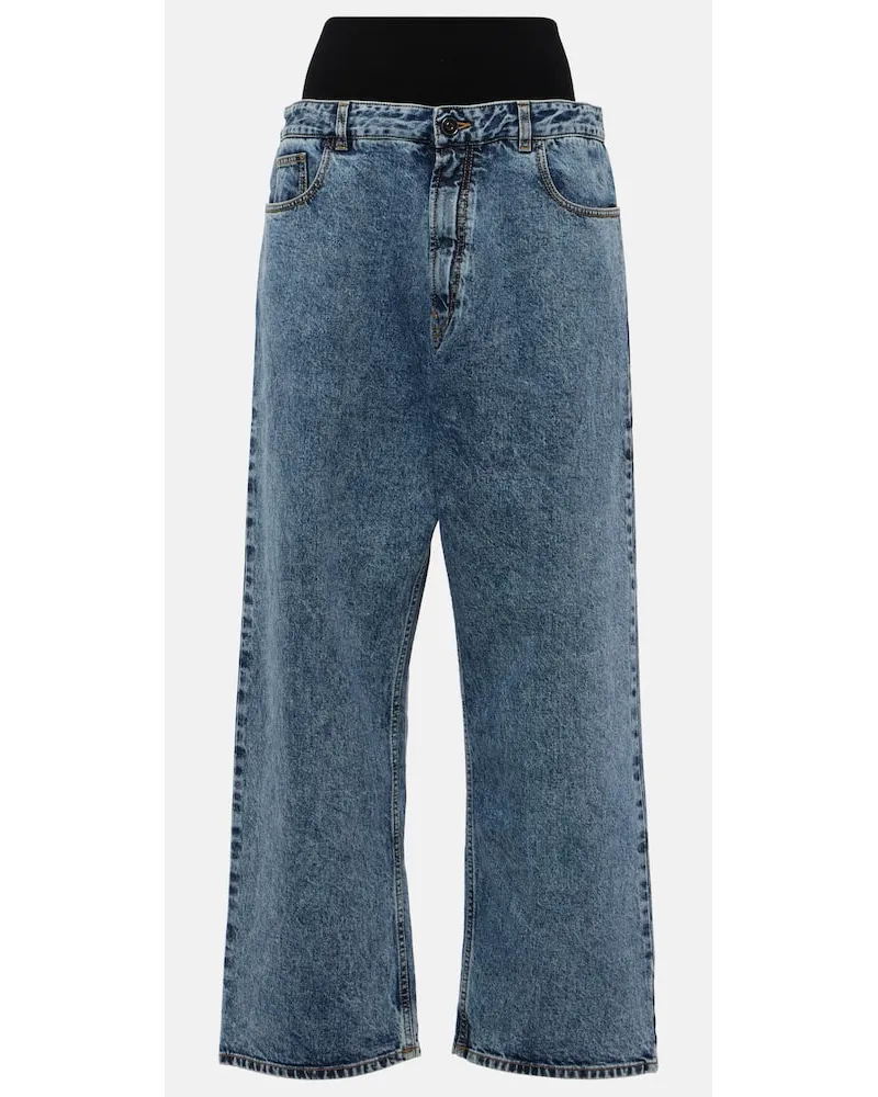 Alaïa AlaÃ¯a Jeans regular Knit Band Blu