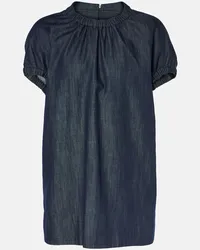 Max Mara Top Baiocco di jeans Blu