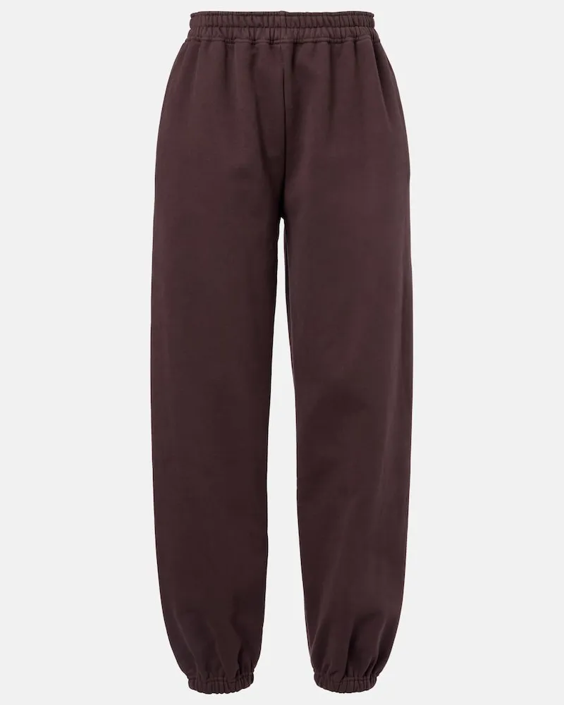 Magda Butrym Pantaloni sportivi in cotone Marrone
