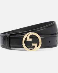 Gucci Cintura GG in pelle Nero