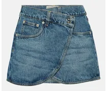 Minigonna di jeans a portafoglio