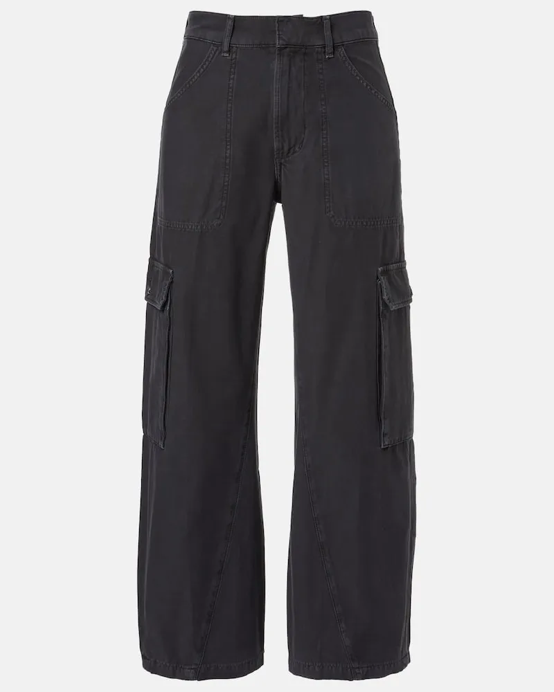 Citizens of humanity Jeans cargo Thassos cropped Nero