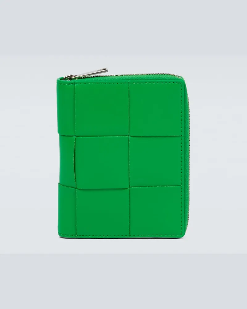 Bottega Veneta Portafoglio in pelle Intrecciato Verde