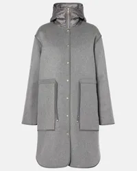 Moncler Cappotto Bonrepos in lana e cashmere Grigio