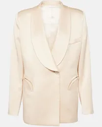 Blazé Milano Blazé Milano Bridal - Blazer da smoking Heart in raso Bianco