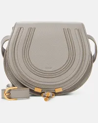 Chloé Chloé Borsa a spalla Marcie Mini in pelle Grigio