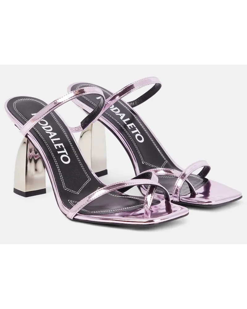 NODALETO Sandali Angel A in pelle metallizzata Rosa