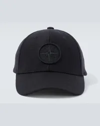 Stone Island Cappello da baseball Compass Nero