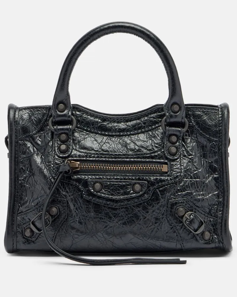 Balenciaga Borsa Le City Mini in pelle Nero