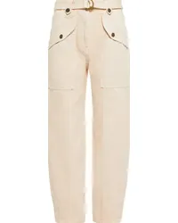 Ulla Johnson Jeans Waverly a vita alta con cintura Bianco