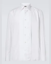 Rubinacci Camicia da smoking in cotone Bianco