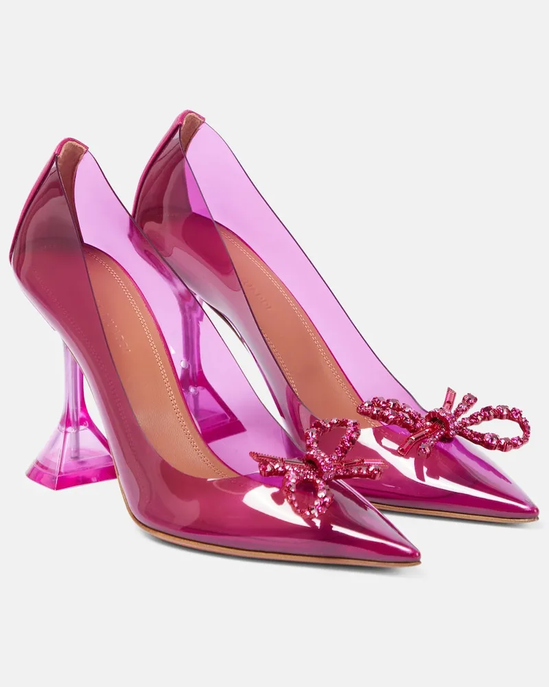 Amina Muaddi Pumps Rosie in PVC Rosa