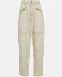 Isabel Marant Jeans Fanny a gamba larga Bianco