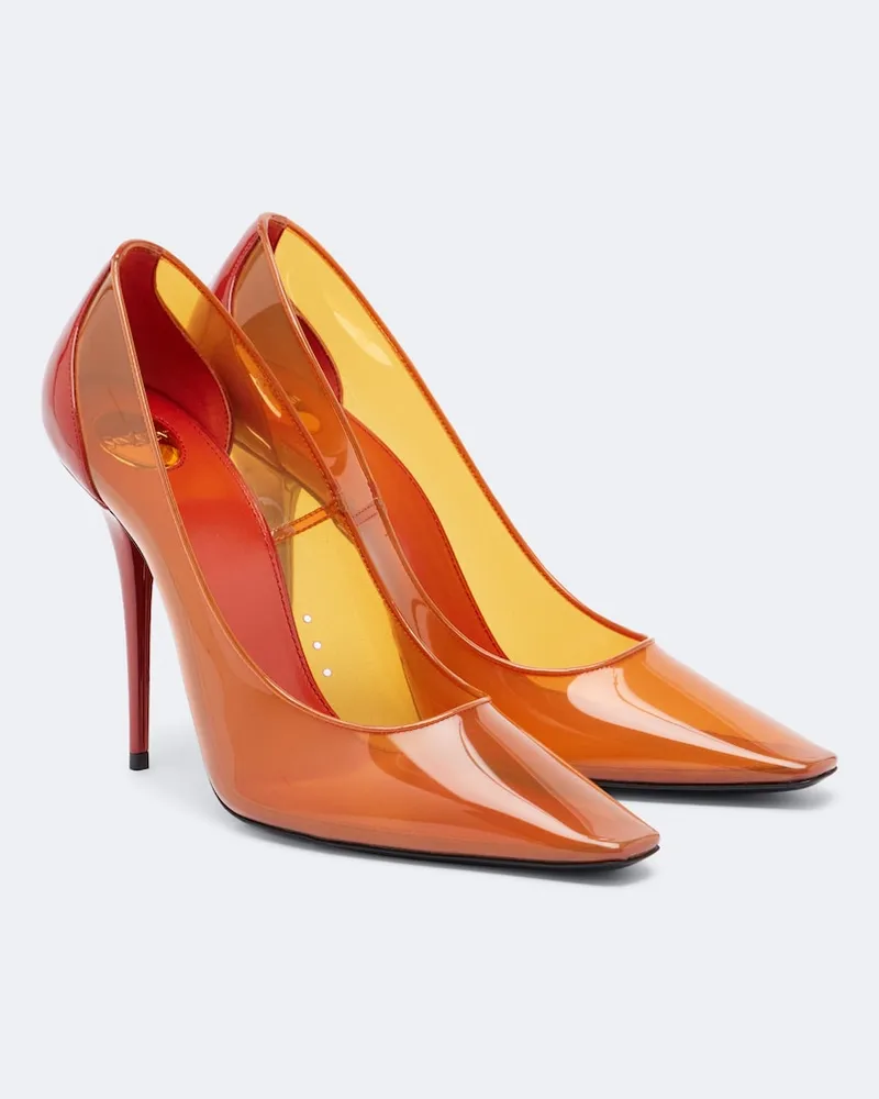 Saint Laurent Pumps Folie Arancione