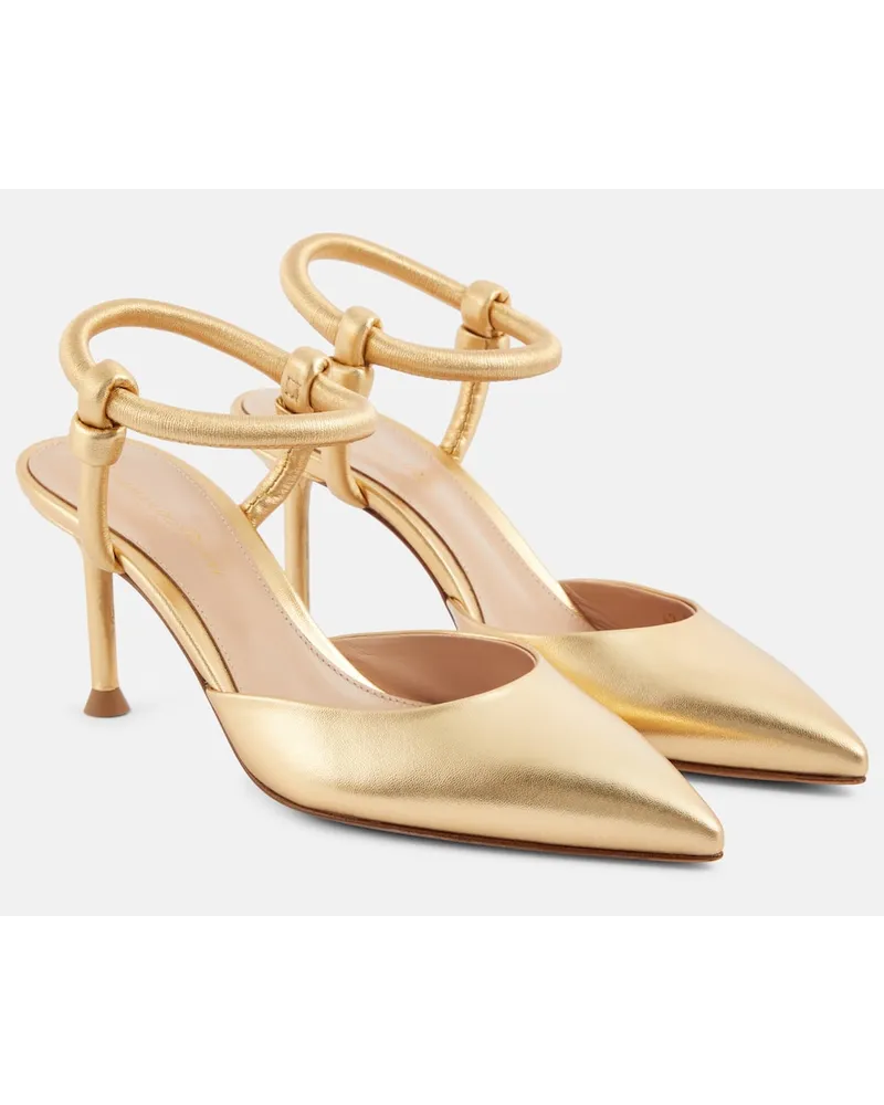 Gianvito Rossi Pumps in pelle Oro