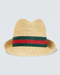 Gucci Cappello da pescatore in paglia Beige