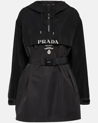 Prada Impermeabile con cappuccio Nero