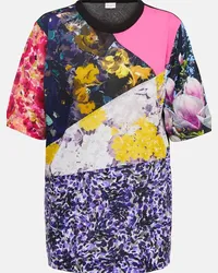 Dries van Noten T-shirt patchwork Multicolore