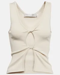 Christopher Esber Tank top Open Twist a coste Beige