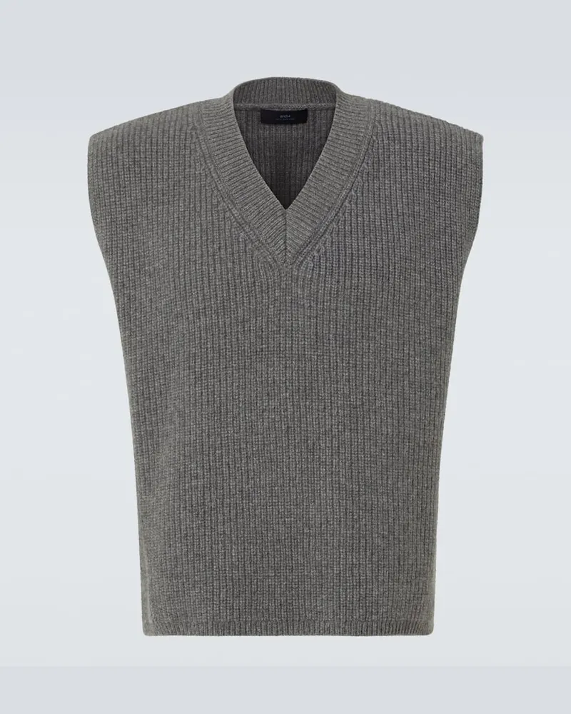 arch4 Gilet Mr South Bank in cashmere Grigio