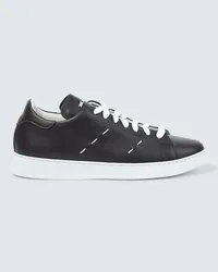 Kiton Sneakers in pelle Nero