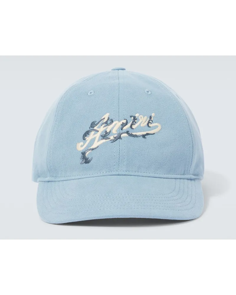 Amiri Cappello da baseball Baroque in canvas Blu