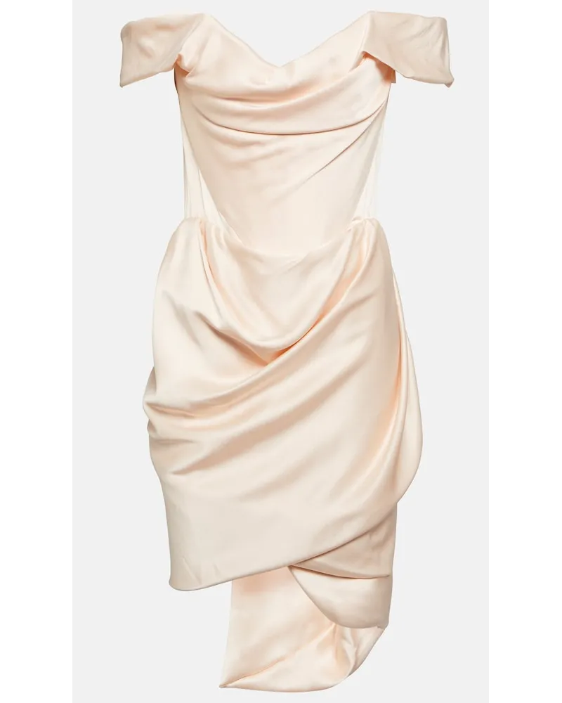 Vivienne Westwood Bridal - Abito corto Nova Cora in crÃªpe di raso Rosa