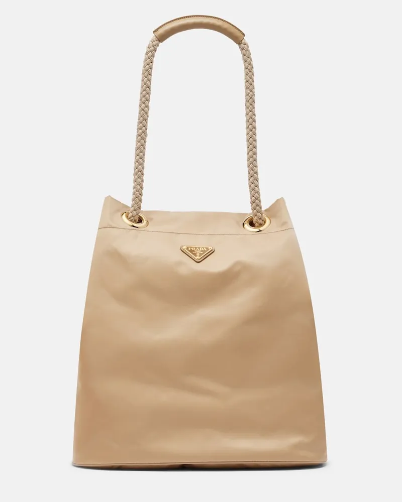 Prada Secchiello Prada Mariner Large in Re-Nylon Marrone