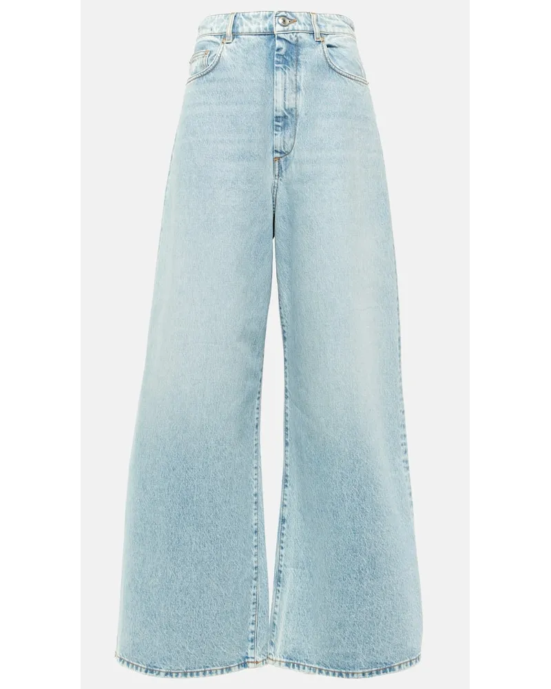 SPORTMAX Jeans a gamba larga Angri Blu