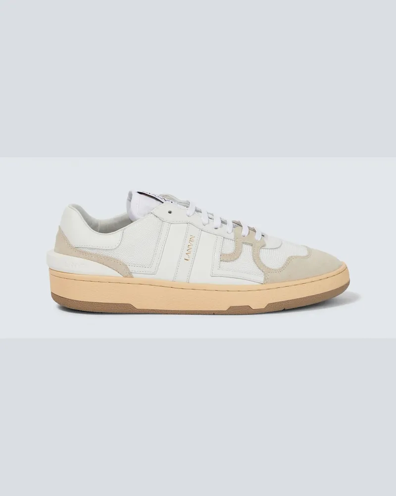 Lanvin Sneakers Clay in pelle Bianco