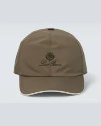 Loro Piana Cappello da baseball con logo Verde