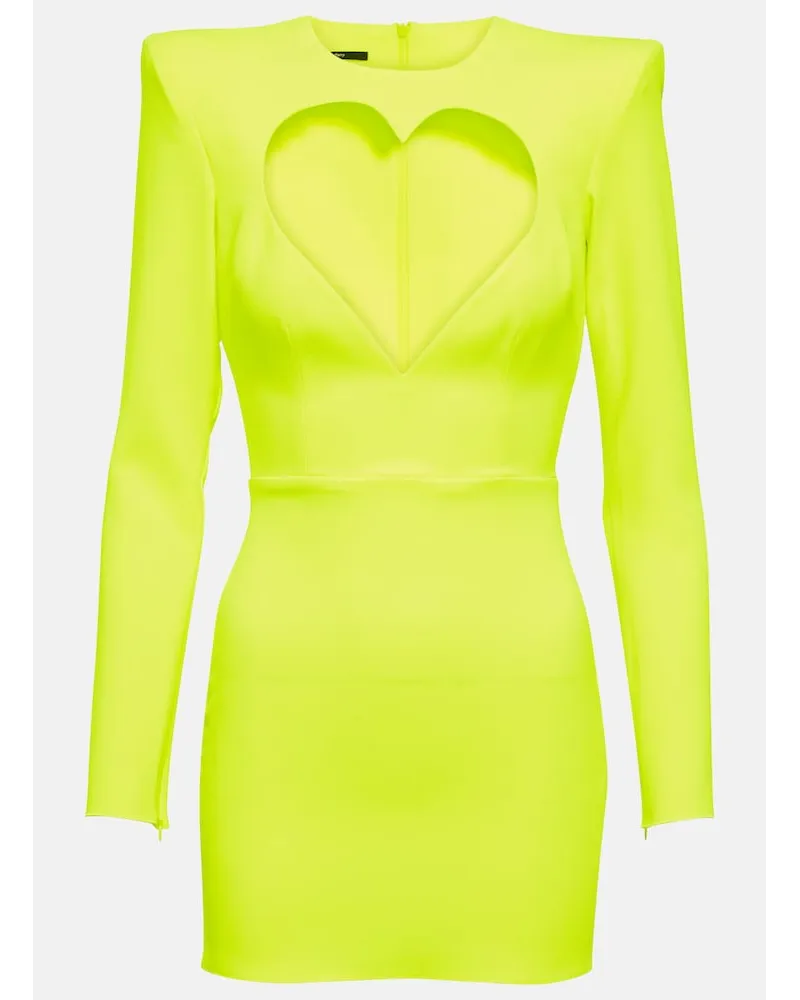 Alex Perry Miniabito con cut-out Giallo