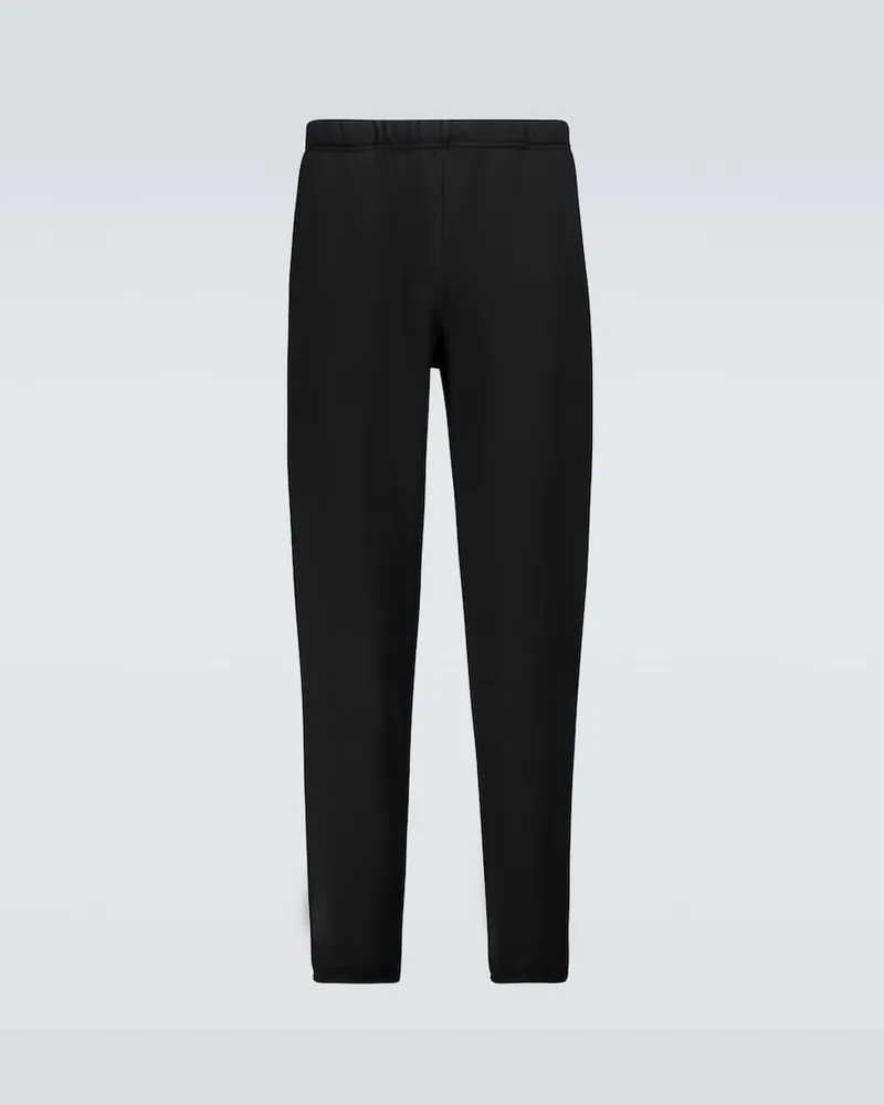 LES TIEN Pantaloni sportivi in cotone Nero