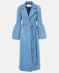 Gabriela Hearst Cappotto di jeans Dalloway trapuntato Blu