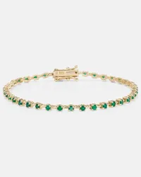 Stone & Strand Bracciale Emerald Ace in oro 14kt con smeraldi Oro