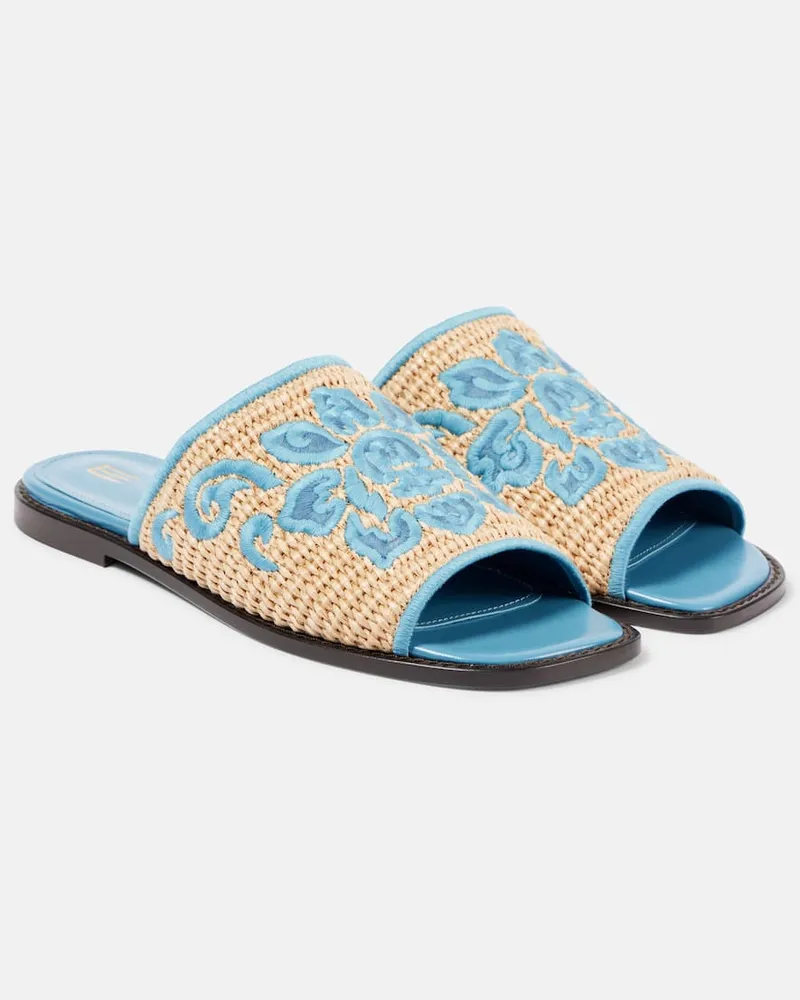 Etro Sandali espadrillas in pelle Blu