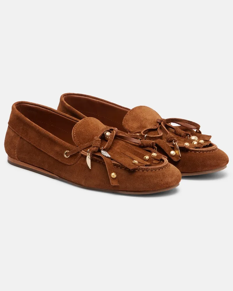 Ancient Greek Sandals Mocassini Arodo in suede Marrone