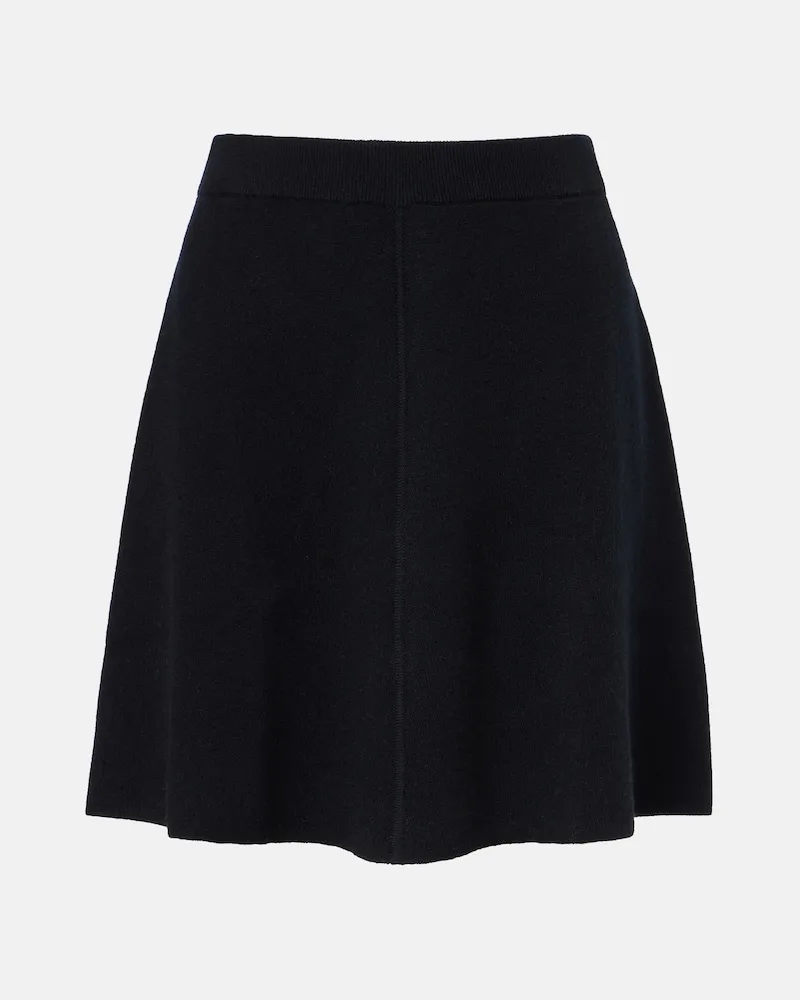 Jardin des Orangers Minigonna in lana e cashmere Nero