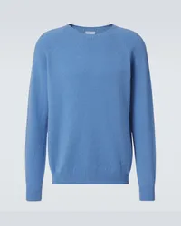 Sunspel Pullover in lana Blu