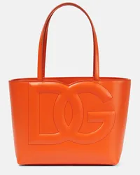 Dolce & Gabbana Borsa DG Medium in pelle Arancione