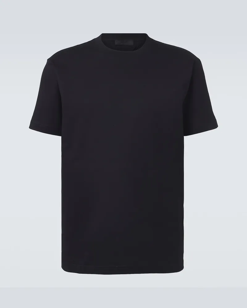 Prada T-shirt in cotone Nero