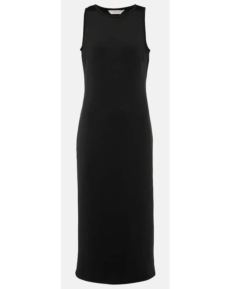 Max Mara Abito midi Baccano in jersey Nero