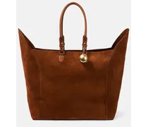 Borsa Shield Large in suede