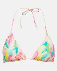 Reina Olga Top bikini Susan con stampa Multicolore